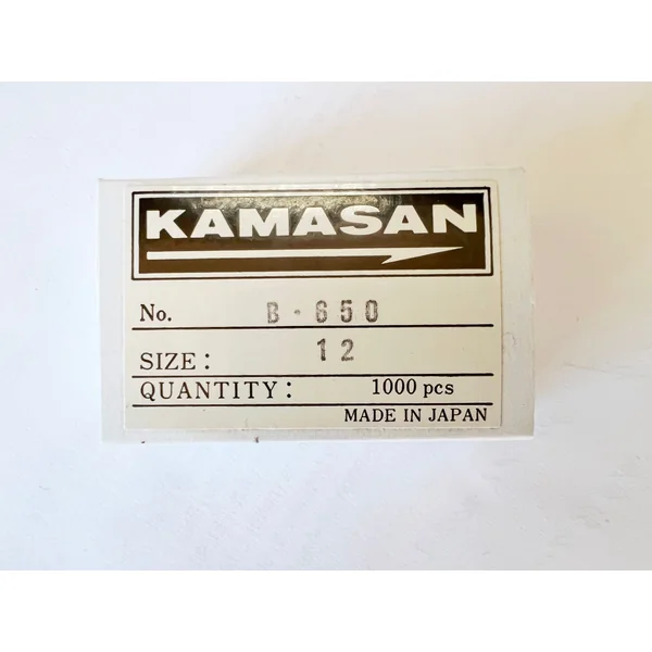1000 Stk Kamasan B650 B-650 Made in Japan Stipphaken Plättchen-Haken